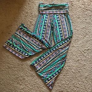 J Up Fold Over Colorful Pants